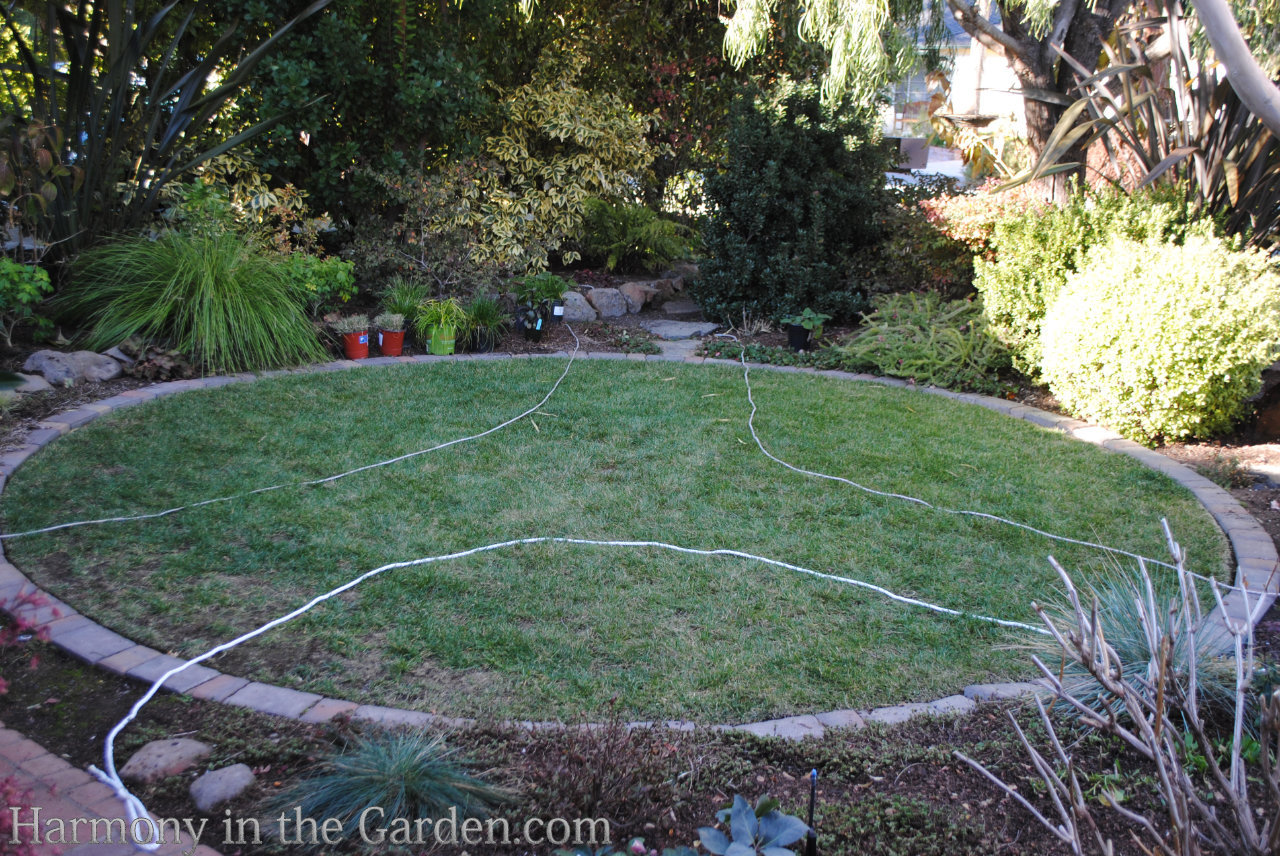 Replacing a lawn with a garden