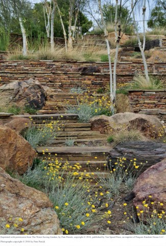 pg. 27--Stone steps and terracing evoke a cascading waterfall. Photo Credit_ Pam Penick copy copy