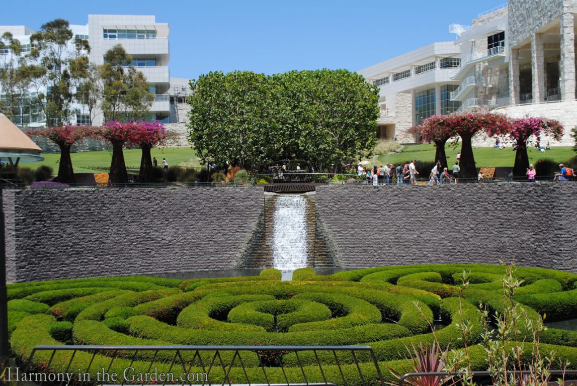 The Getty Museum's Central Garden - Harmony in the Garden