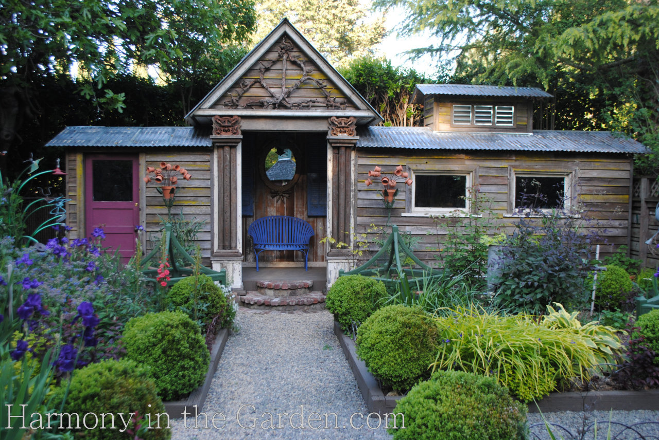 garden inspiration with dead trees and branches