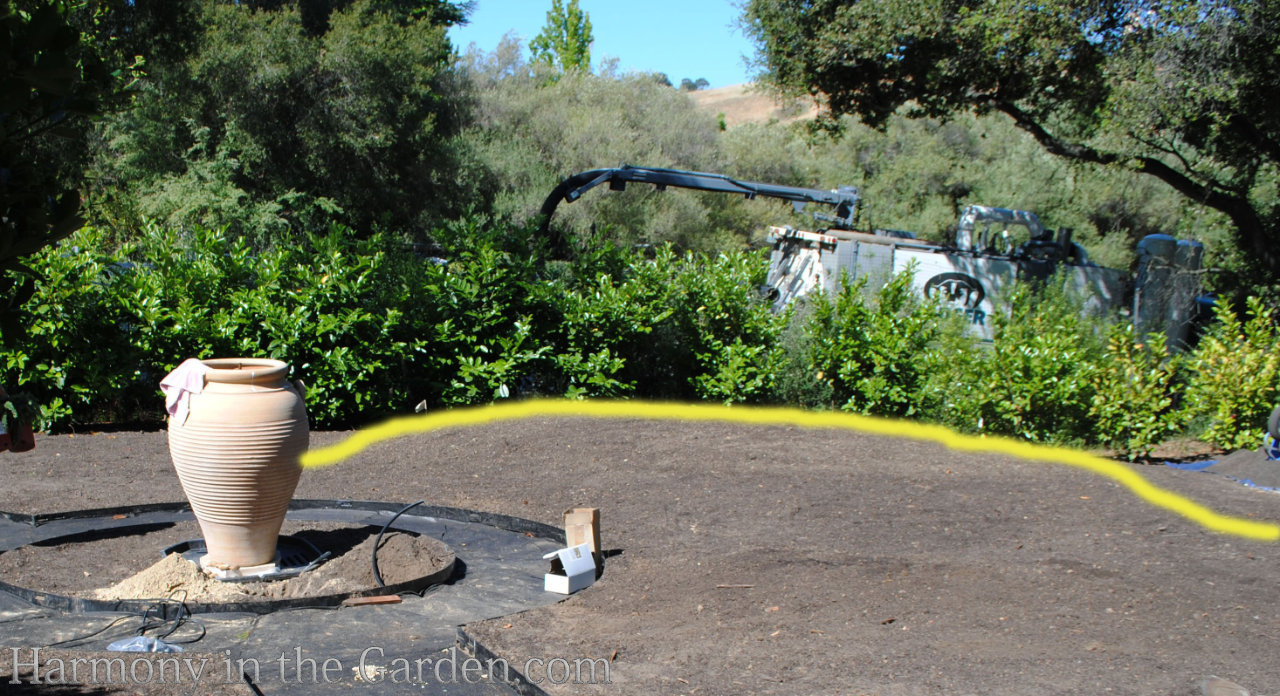 landscaping for privacy with berm